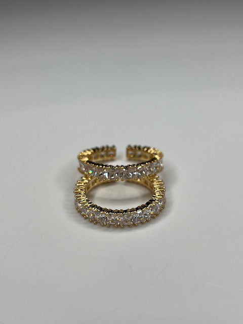 Gold Infinity Adjustable Ring