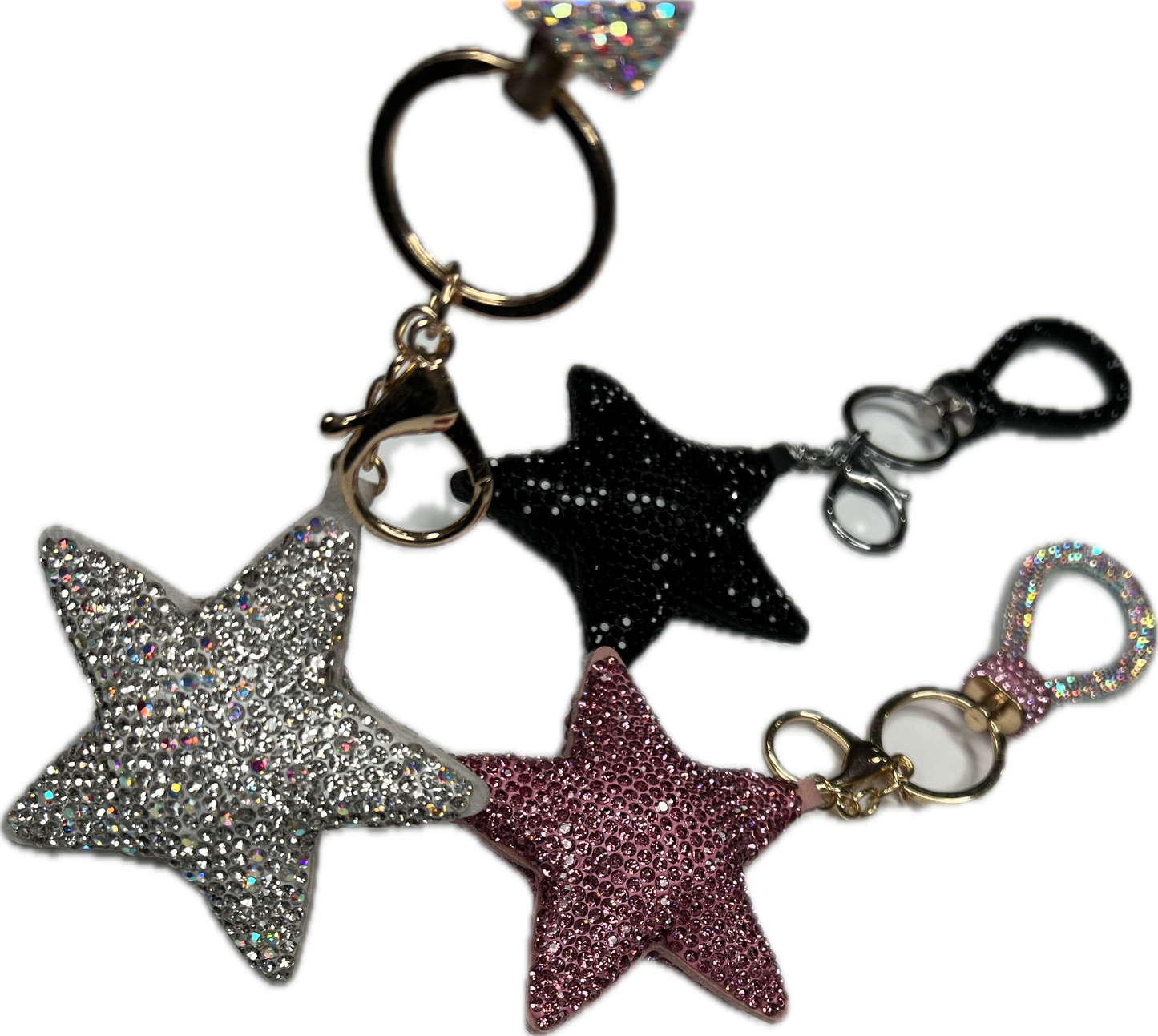 Star Rhinestone Keychain