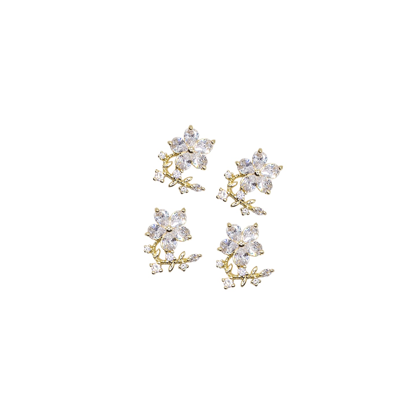 Crystal Stemed Flower Gem
