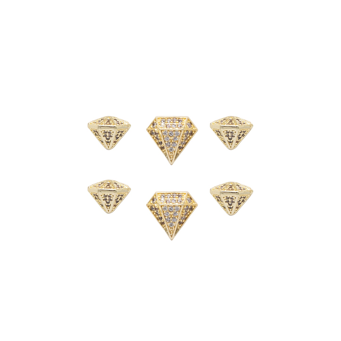 Gold Diamond Gem Set