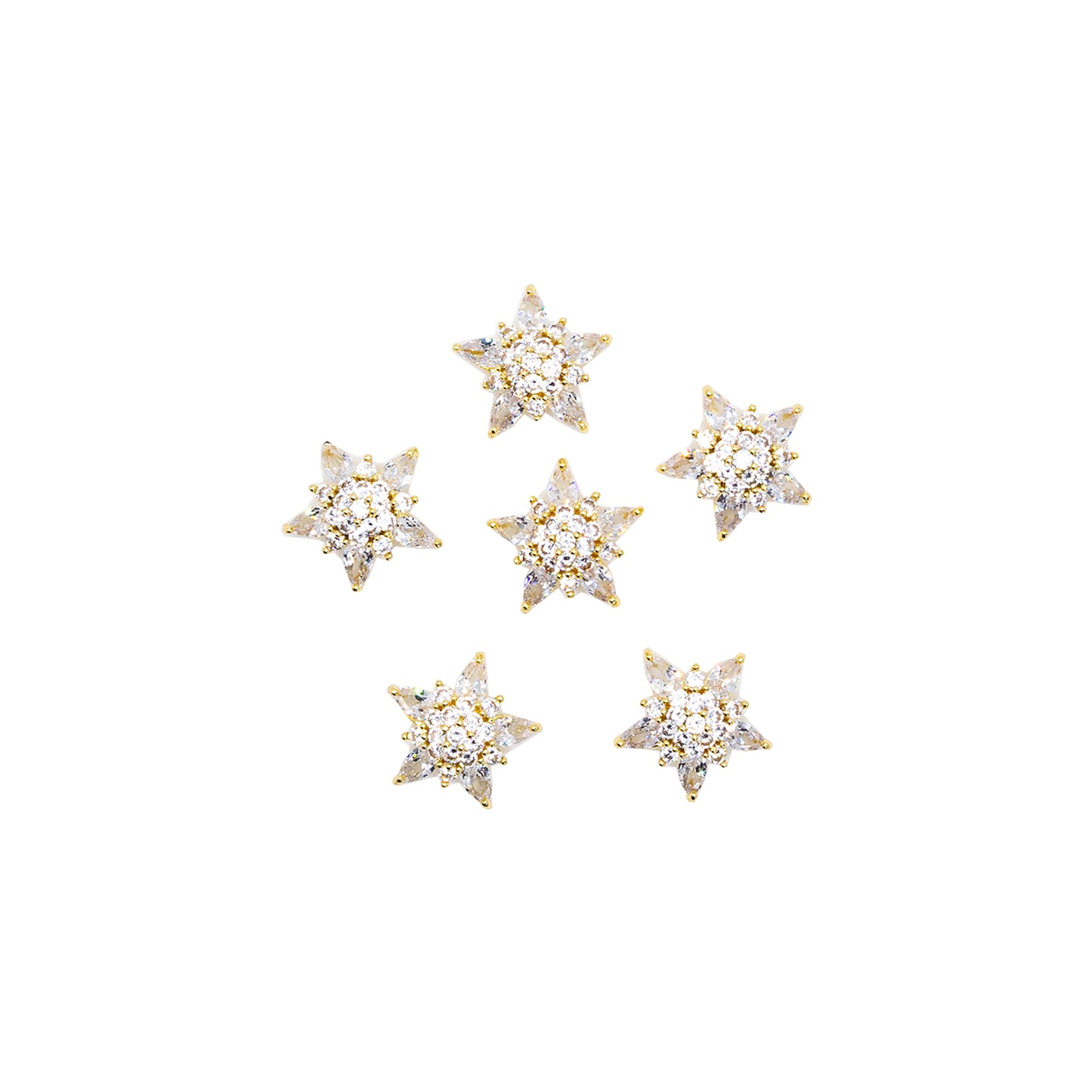 Gold Sparkle Star Jewels