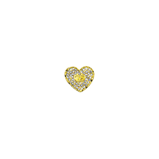 CC Sparkly Gold Heart Jewels