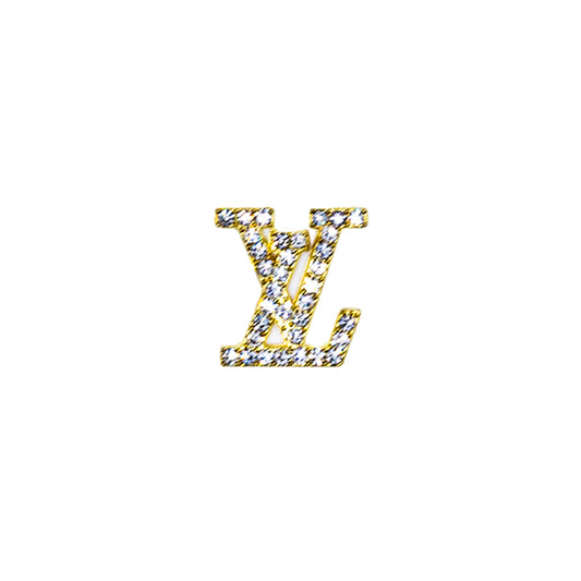 Gold LV Sparkle Jewels