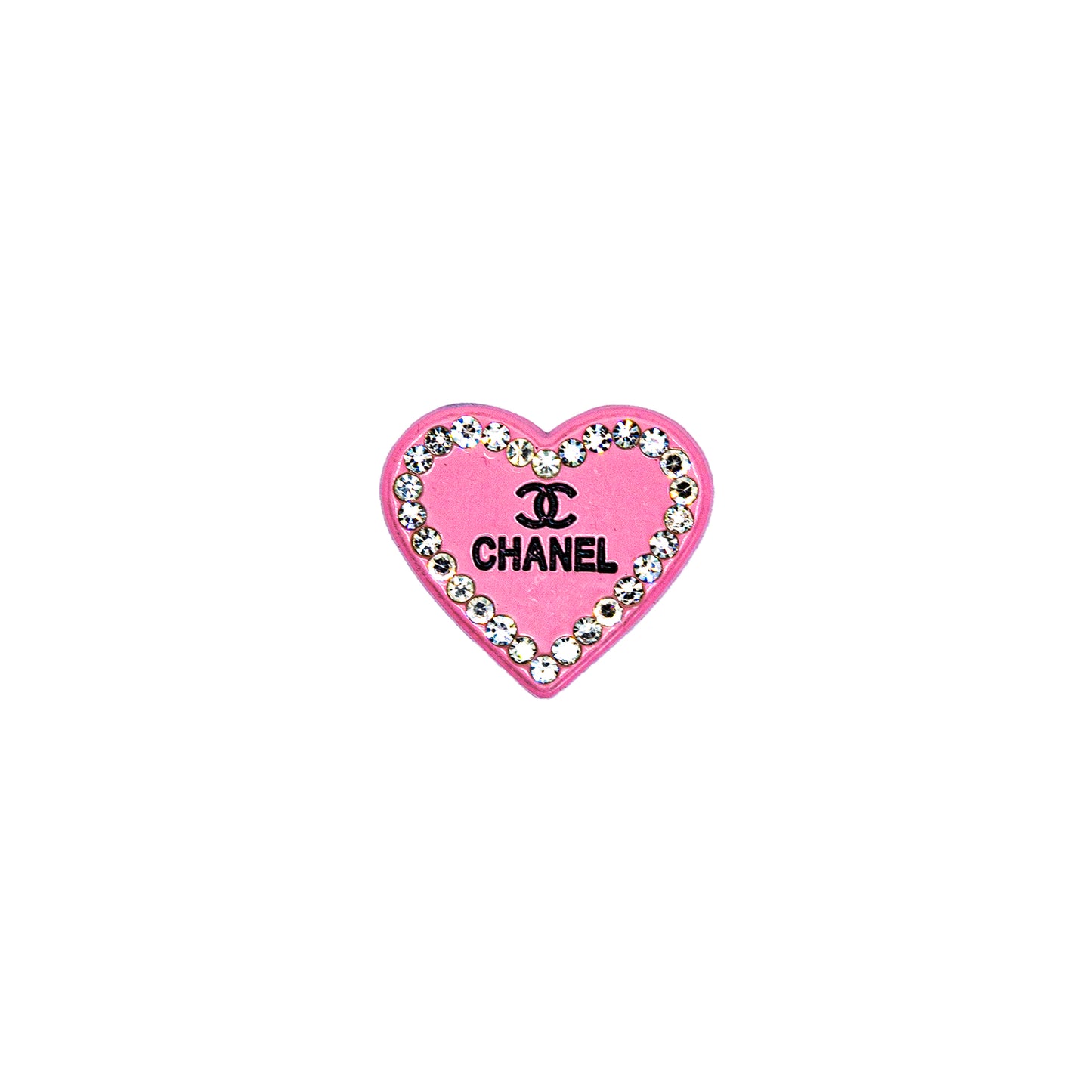 Pink CC Heart Sparkle Jewels