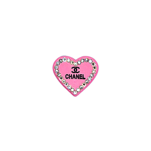 Pink CC Heart Sparkle Jewels