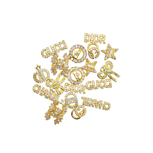 Assorted Gold Designer Charms #5