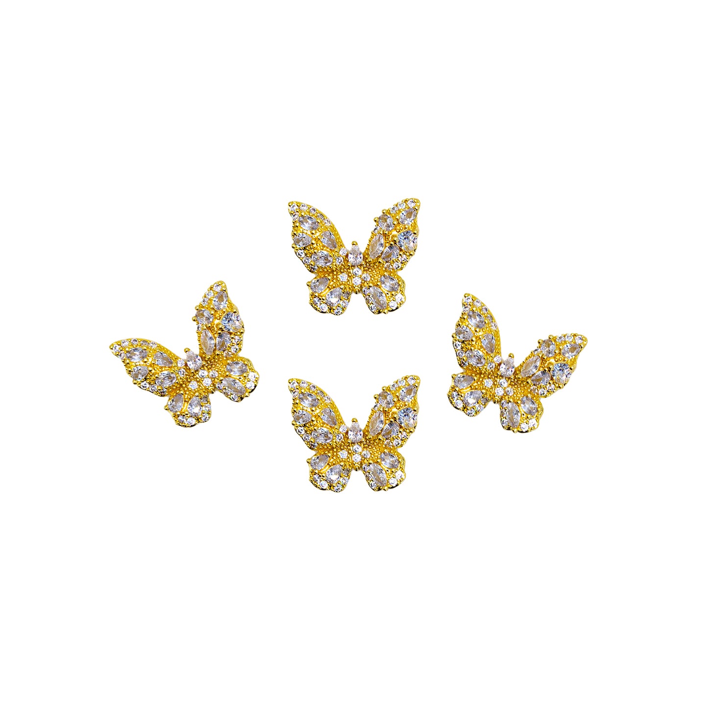 Gold Crystal Butterfly #2