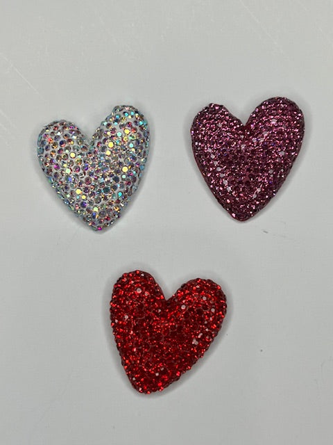 Full Heart Rhinestone Charms