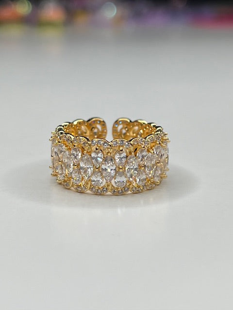 Chunky Gold Adjustable Ring