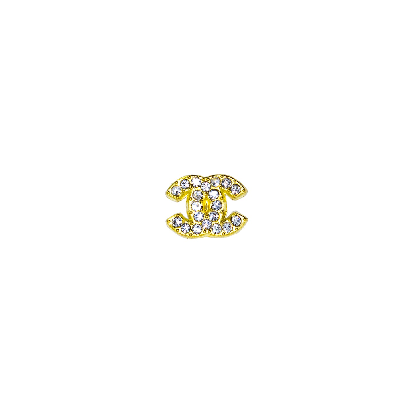 Tiny Gold Diamond CC Charms