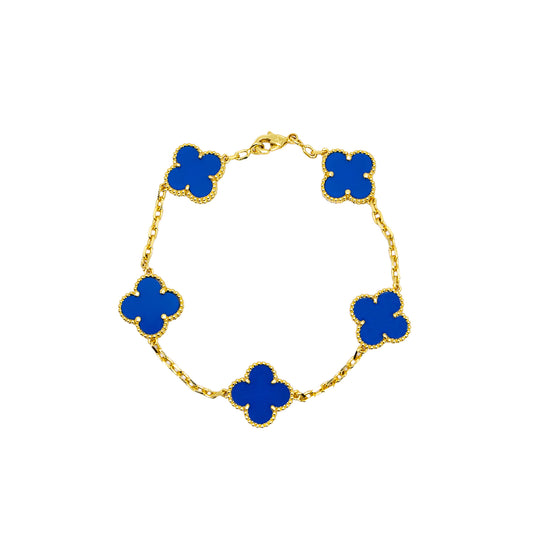 Blue Clover Bracelet