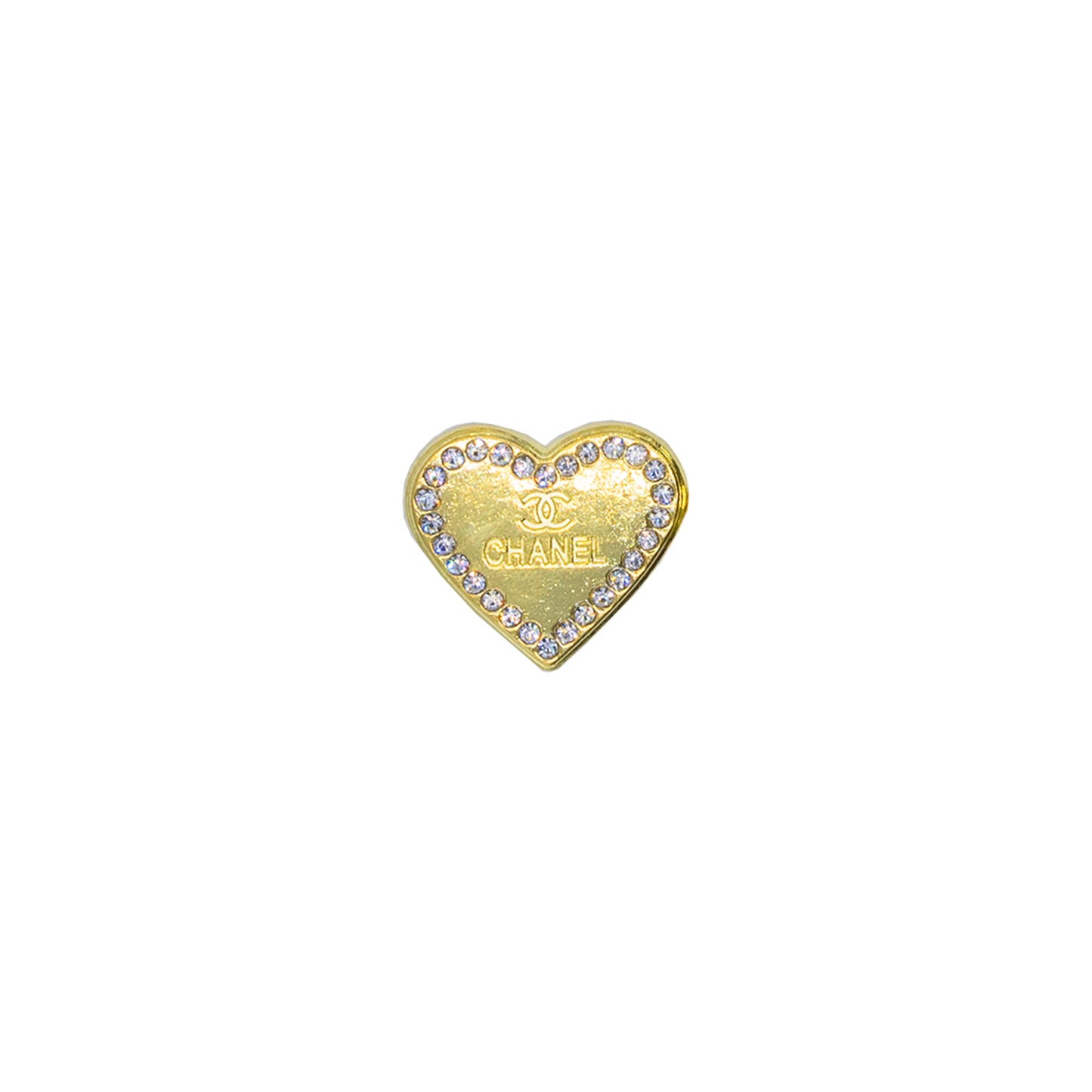 Diamond Gold Heart CC Charm