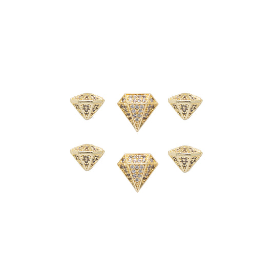 Gold Diamond Gem Set