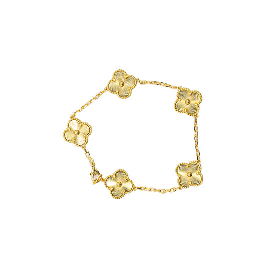 Gold Clover Bracelet