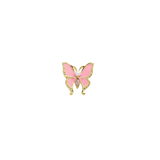 Gold Pearl Butterfly Gem