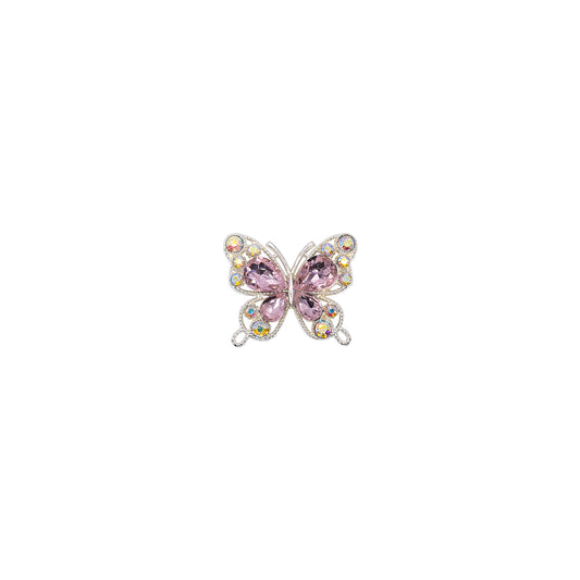 Light Pink/Purple Butterfly Gem