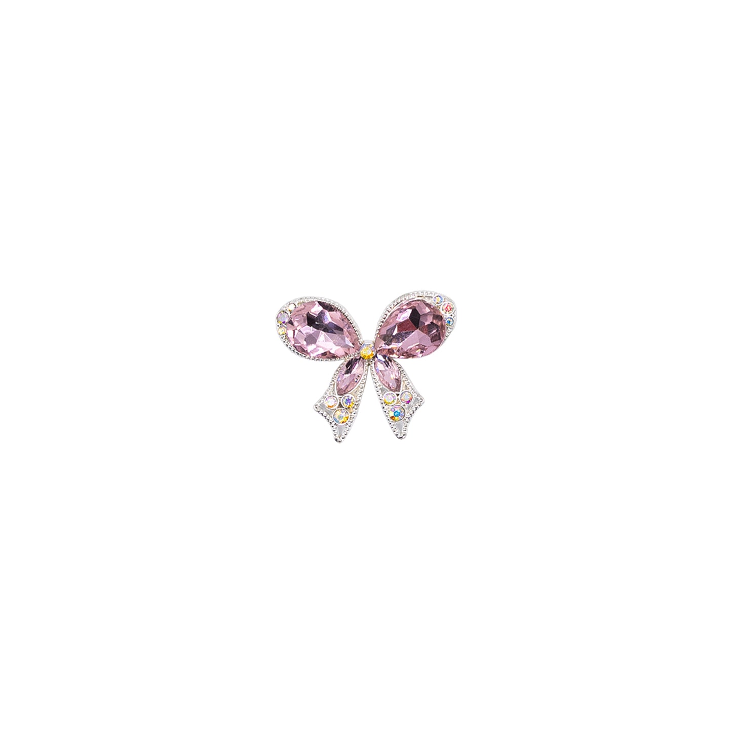 Pink Crystal Bow Gem