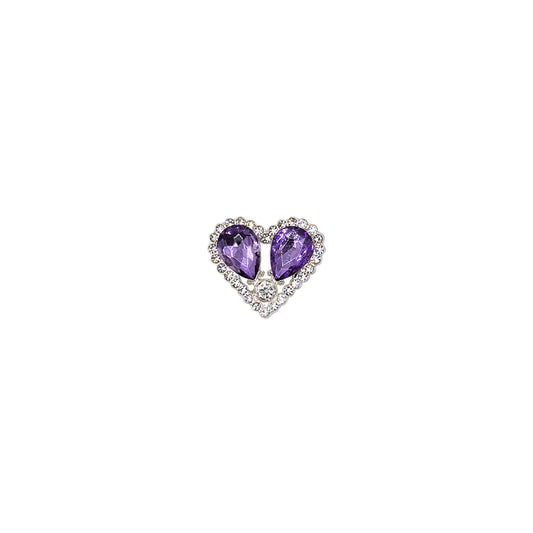 Purple Heart Crystal Gem